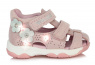 D.D.STEP - AC64-762M Pink LED SVÍCENÍ, letní boty