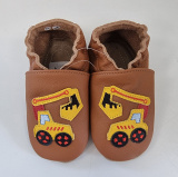 BABICE kožené capáčky - BA-251 digger nougat SAFESTEP