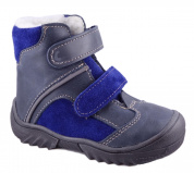 Jonap - J055/M modrá mix, chlapecká zimní obuv