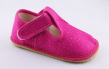 Barefoot přezůvky Beda - Širší typ pink shine, 00