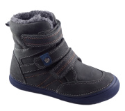 D.D.Step - W078-222BL Dark Grey, chlapecká zimní obuv 