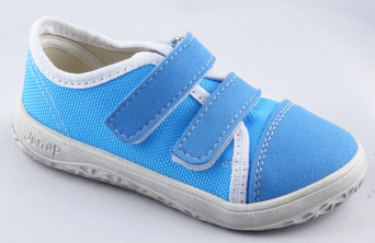 Zvětšit Jonap  Airy modrá tyrkys, celoroční obuv BAREFOOT
