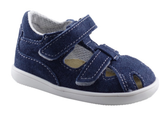 Zvětšit Jonap - 041/S modrá riflovina, letní boty