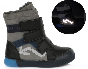 Zvětšit D.D.Step - W068-200M Grey, chlapecká zimní obuv 